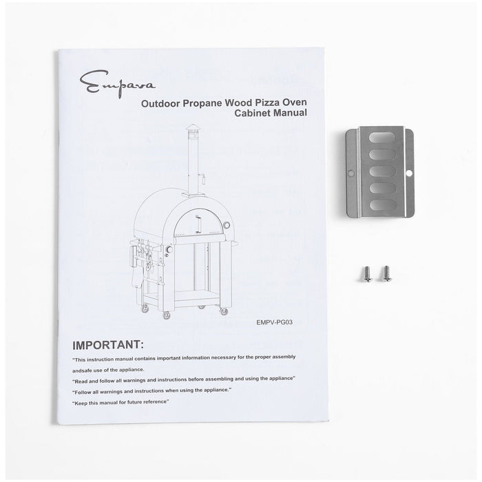 Empava Outdoor Wood Fired and Gas Pizza Oven PG03