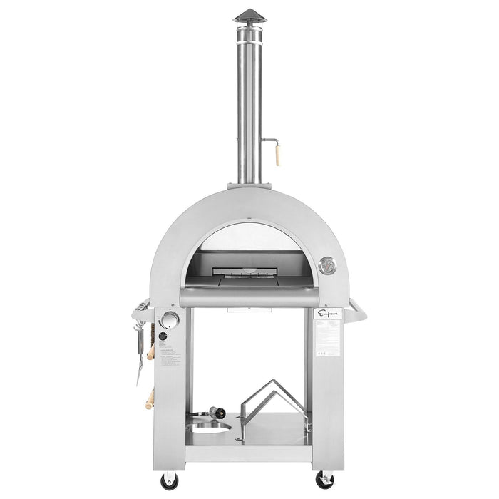 Empava Pizza Ovens Empava Outdoor Wood Fired and Gas Pizza Oven PG03