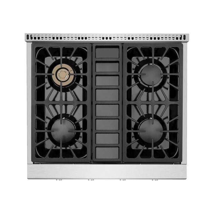 Empava Gas Cooktops Empava Pro-style 30 in. Slide-in Gas Cooktop 30GC30