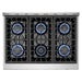 Empava Pro-style 36 In. Slide-in Gas Cooktops 36GC31