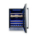 Equator  24" 43-Bottle Dual-Zone Stainless Steel Freestanding/Built-in Wine and Beverage Center GC 43