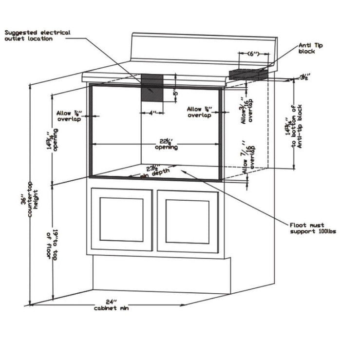 Forno 24-Inch 1.2 cu. ft. Microwave Drawer in Stainless Steel (FMWDR3000-24)