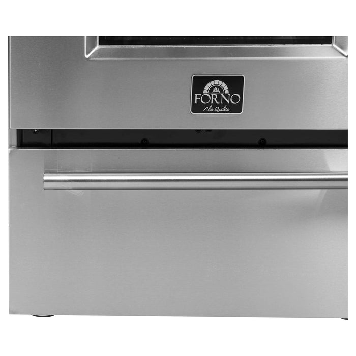 Forno 24-Inch Gas Range with 4 Burners and 38,000 BTUs in Stainless Steel (FFSGS6272-24)