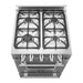 Forno Ranges Forno 24-Inch Gas Range with 4 Burners and 38,000 BTUs in Stainless Steel (FFSGS6272-24)