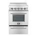 Forno 24" Pro-Style Electric Range with 4 Burners in Stainless Steel FFSEL6069-24