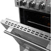 Forno 24" Pro-Style Electric Range with 4 Burners in Stainless Steel FFSEL6069-24