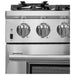 Forno 3-Piece Pro Appliance Package - 36-Inch Dual Fuel Range, 36-Inch Refrigerator & Wall Mount Hood with Backsplash in Stainless Steel