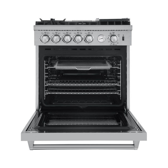 Forno Kitchen Appliance Packages Forno 30" Gas Range, 60" Refrigerator, Dishwasher and Microwave Drawer Appliance Package