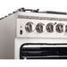 Forno Kitchen Appliance Packages Forno 30" Gas Range, Refrigerator with Water Dispenser, Wall Mount Hood, Microwave Oven and Stainless Steel 3-Rack Dishwasher Pro Appliance Package