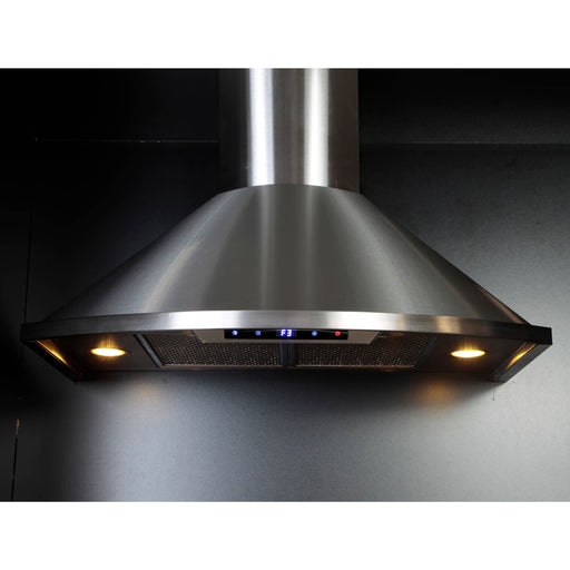 Forno Range Hoods Forno 30-Inch Campobasso Wall Mount Range Hood in Stainless Steel with 450 CFM Motor (FRHWM5010-30)