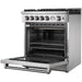 Forno 30 Inch Gas Range, Refrigerator, Microwave Drawer and Dishwasher Appliance Package