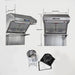 Forno 30 Inch Gas Range, Wall Mount Range Hood and Dishwasher Appliance Package