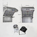 Forno Kitchen Appliance Packages Forno 30 Inch Gas Range, Wall Mount Range Hood and Dishwasher Appliance Package