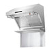 Forno 30 Inch Gas Range, Wall Mount Range Hood, Microwave Drawer and Dishwasher Appliance Package