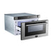 Forno 30 Inch Gas Range, Wall Mount Range Hood, Microwave Drawer and Dishwasher Appliance Package