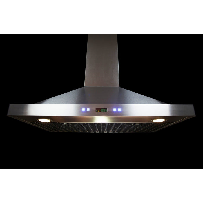 Forno Range Hoods Forno 30-Inch Siena Wall Mount Range Hood in Stainless Steel with 450 CFM Motor (FRHWM5084-30)