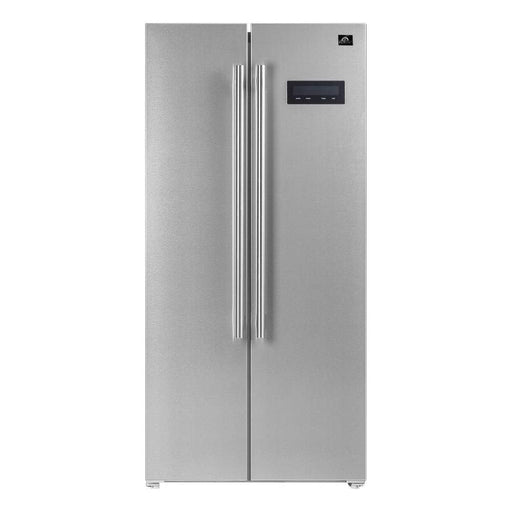 Forno 33 in. 15.62 cu.ft. French Door Refrigerator in Stainless Steel FFRBI1805-33SB