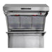 Forno Kitchen Appliance Packages Forno 36" Gas Range, Refrigerator with Water Dispenser, Wall Mount Hood with Backsplash and Stainless Steel 3-Rack Dishwasher Pro Appliance Package