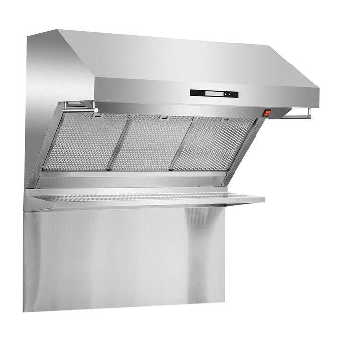 Forno 36 Inch Dual Fuel Range, Wall Mount Range Hood and Dishwasher Appliance Package