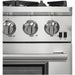 Forno 36 Inch Gas Burner/Electric Oven Pro Range and Wall Mount Range Hood Appliance Package