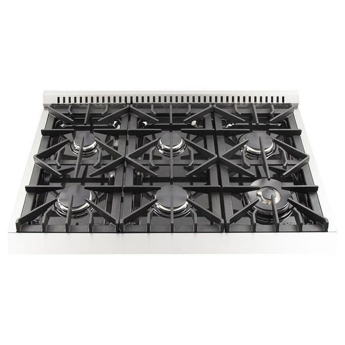 Forno Kitchen Appliance Packages Forno 36 Inch Gas Range, Wall Mount Range Hood and Dishwasher Appliance Package