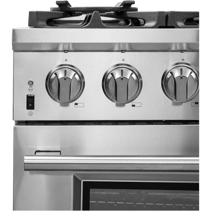 Forno Kitchen Appliance Packages Forno 36 Inch Pro Gas Range, Refrigerator, Microwave Drawer and Dishwasher Appliance Package