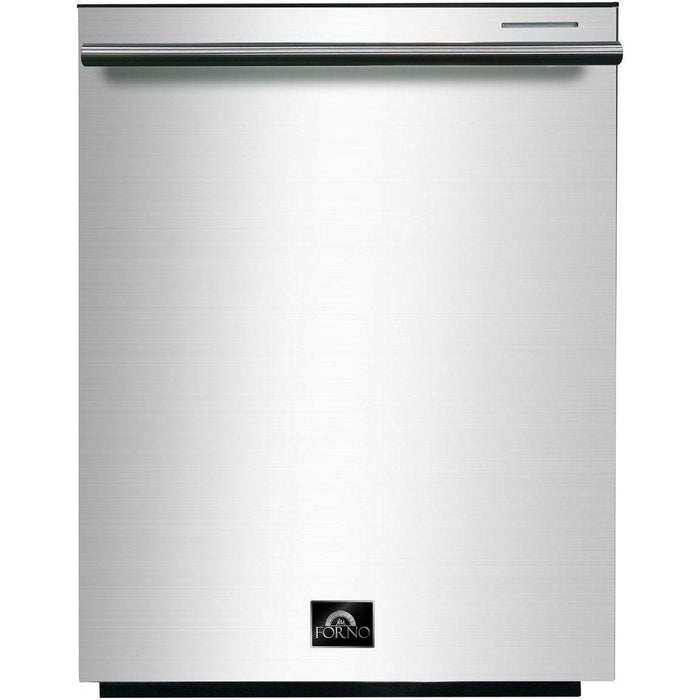 Forno Kitchen Appliance Packages Forno 36" Stainless Steel Dishwasher, Refrigerator with Water Dispenser & Gas Range Appliance Package