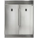 Forno 48" Gas Range, 56" Pro-Style Refrigerator and Stainless Steel Wall Mount Hood with Backsplash Appliance Package