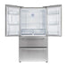 Forno 48-Inch Dual Fuel Range, French Door Refrigerator, and Dishwasher In Stainless Steel Appliance Package