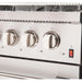 Forno 48-Inch Galiano Dual Fuel Range with 240v Electric Oven - 8 Burners, Griddle, and Double Oven FFSGS6156-48