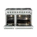 Forno Ranges Forno 48-Inch Galiano Gas Range with 8 Burners and Reversible Griddle in Stainless Steel (FFSGS6244-48)