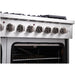 Forno Ranges Forno 48-Inch Galiano Gas Range with 8 Gas Burners, 107,000 BTUs, & French Door Gas Oven in Stainless Steel (FFSGS6444-48)