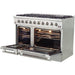 Forno Kitchen Appliance Packages Forno 48 Inch Gas Range and Wall Mount Range Hood Appliance Package