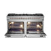 Forno 60-Inch Capriasca Dual Fuel Range with 240v Electric Oven - 10 Sealed Burners and 200,000 BTUs (FFSGS6187-60)