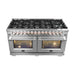 Forno 60-Inch Capriasca Dual Fuel Range with 240v Electric Oven - 10 Sealed Burners and 200,000 BTUs (FFSGS6187-60)