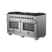 Forno 60-Inch Capriasca Gas Range with 10 Burners and 200,000 BTUs (FFSGS6260-60)