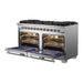 Forno 60-Inch Capriasca Gas Range with 10 Burners and 200,000 BTUs (FFSGS6260-60)