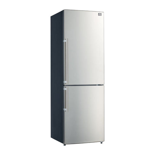 Forno Refrigerators Forno Alta Qualita 24" Wide 11.1 Cu. Ft. Bottom Mounted Freestanding Refrigerator FFFFD1948-24S