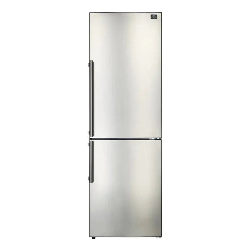Forno Refrigerators Forno Alta Qualita 24" Wide 11.1 Cu. Ft. Bottom Mounted Freestanding Refrigerator FFFFD1948-24S