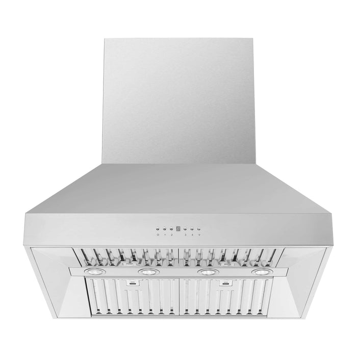 Forno Range Hoods Forno Coppito 36-Inch 1200 CFM Island Range Hood in Stainless Steel (FRHIS5129-36)