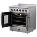 Forno Ranges Forno Galiano 30-Inch French Door Electric Range with Convection Oven in Stainless Steel (FFSEL6917-30)