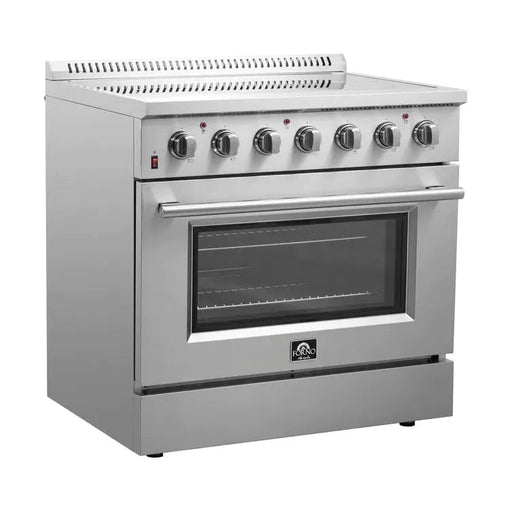 Forno Ranges Forno Galiano 36-Inch Electric Range with Convection Oven In Stainless Steel FFSEL6083-36