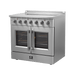 Forno Ranges Forno Galiano 36-Inch French Door Electric Range with Convection Oven in Stainless Steel (FFSEL6917-36)