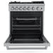 Forno Ranges Forno Lazio 30-Inch Dual Fuel Range with 5 Sealed Burner in Stainless Steel with Air Fryer & Reversible Griddle (FFSGS6196-30)