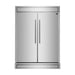Forno Refrigerators Forno Maderno 60" Wide 27.2 cu.ft. 2-Piece Convertible Built-In Refrigerator/Freezer with Decorative Grill Trim FFFFD1722-60S