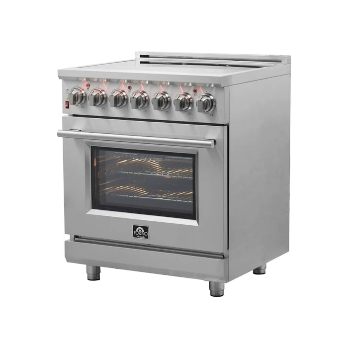 Forno Ranges Forno Massimo 30-Inch Freestanding Electric Range in Stainless Steel (FFSEL6020-30)