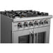 Forno Ranges Forno Massimo 30-Inch Freestanding French Door Gas Range in Stainless Steel (FFSGS6439-30)
