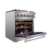 Forno Massimo 30-Inch Freestanding Gas Range in Stainless Steel (FFSGS6239-30)