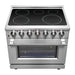 Forno Massimo 36-Inch Freestanding Electric Range in Stainless Steel FFSEL6020-36