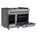 Forno Massimo 48-Inch Freestanding French Door Gas Range in Stainless Steel (FFSGS6439-48)